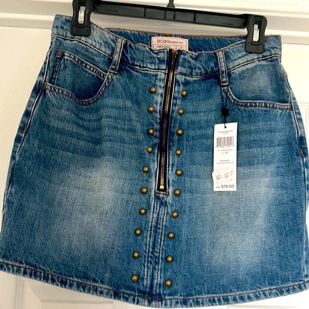 BCBG Jean skirt